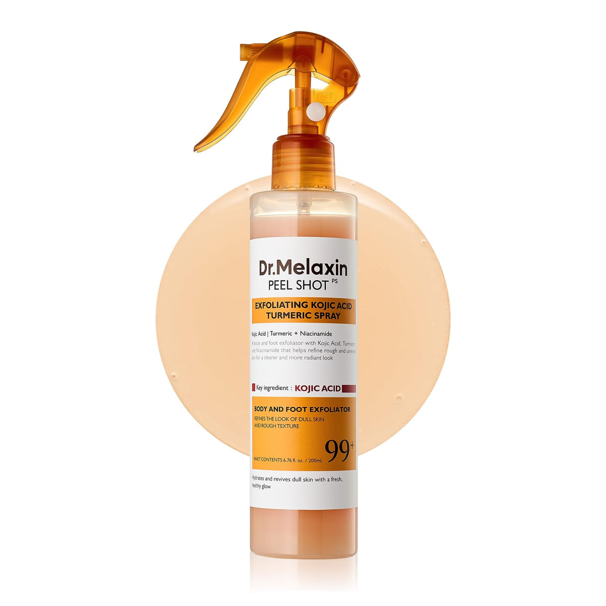 Dr. Melaxin Spray Exfoliante Corporal Ácido Kójico + Cúrcuma