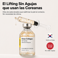 Ampolla de colágeno coreana con péptidos de seda