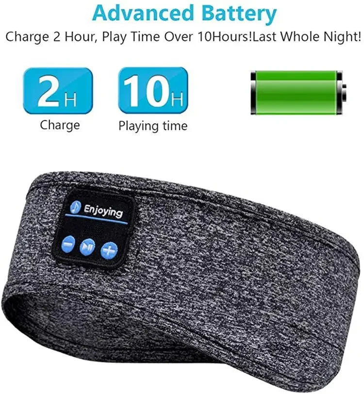 Banda 3 en 1 con Auriculares Bluetooth Ultrafinos